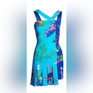 Versace Blue and Green Dress